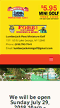 Mobile Screenshot of lumberjackminigolf.com